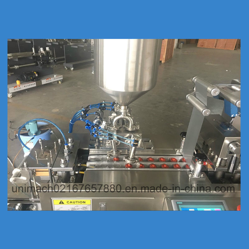 Dpp-80 Mini Automatic Blister Packing Machine for Chilli Paste