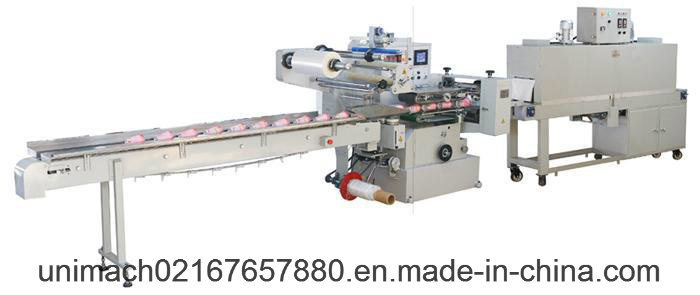 Automatic High Speed Shrink Wrapping Machine for Cup Milk Tea