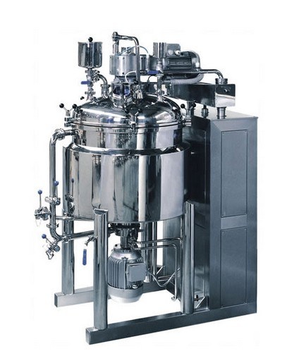 Vacuum Mixing Emulsifier for Making Cosmetic Cream Ointment